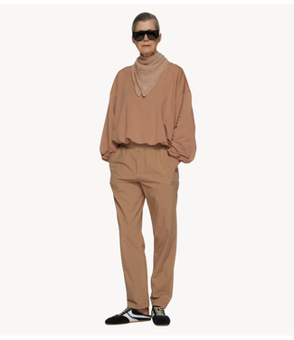 10DAYS Broek woven jogger light fudge