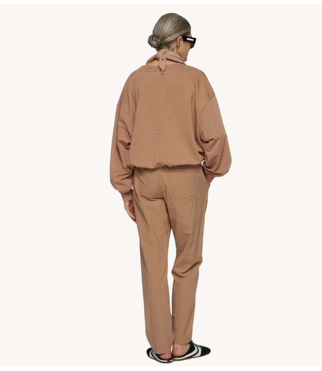 10DAYS Broek woven jogger light fudge