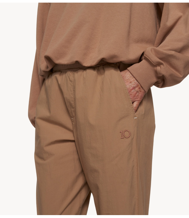 10DAYS Broek woven jogger light fudge