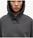 Samsøe Samsøe Trui SASEVEN HOODIE 15697 BLACK PIGMENT