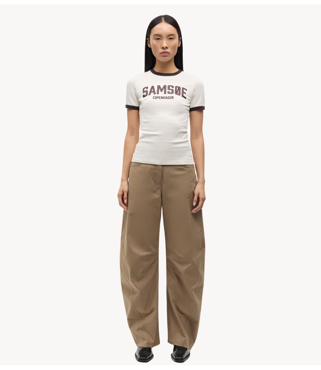 Samsøe Samsøe T-shirt SABOND SS T-SHIRT 15318 EGRET