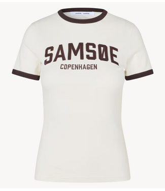 Samsøe Samsøe T-shirt SABOND SS T-SHIRT 15318 EGRET