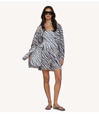 10DAYS Broek shorts zebra voile light vanilla