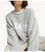 10DAYS Trui The statement sweater light grey melee 10DAYS365