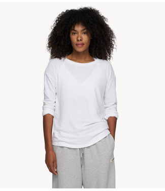 10DAYS Top long sleeve linen 10DAYS365 white