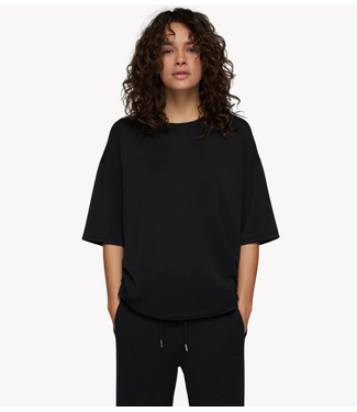 10DAYS Top soft scuba tee black 10DAYS365