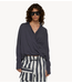 10DAYS Blouse wrap blouse steel blue