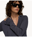 10DAYS Blouse wrap blouse steel blue