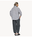 10DAYS Broek crinkle jogger steel blue
