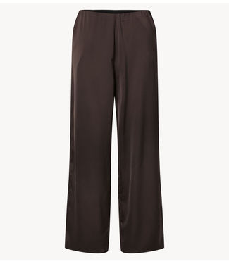 YAS Broek YASPELLA HW WIDE PANTS S. NOOS Chocolate Brown