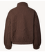 YAS Jack YASFIPURA LS QUILTED JACKET S. NOOS Chocolate Brown