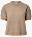 YAS Top YASJOHI SS WOOL BLEND PULLOVER S. NOOS Medium Grey Melange