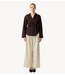 YAS Blouse YASAREMIA LS SHIRT S. Coffee Bean