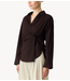 YAS Blouse YASAREMIA LS SHIRT S. Coffee Bean