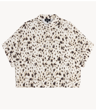 Alix The Label Blouse ladies woven animal oversized blouse ANIMAL