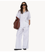 10DAYS Blouse cotton linen blouse white