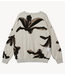 10DAYS Trui sweater flower soft white melee
