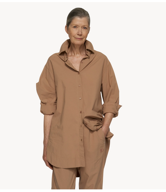 10DAYS Blouse long blouse light fudge
