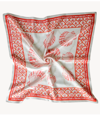 Fleur & Foulard Sjaal Scarf Coral