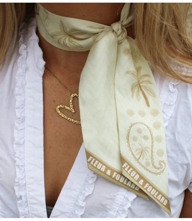 Fleur & Foulard Sjaal Twilly Scarf Palm Springs