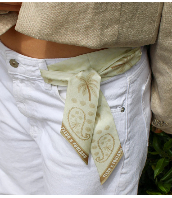 Fleur & Foulard Sjaal Twilly Scarf Palm Springs