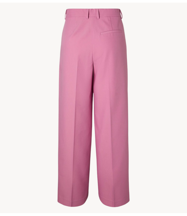 YAS YASMIDNIGHT WIDE MW PANT - SHOW Orchid Smoke