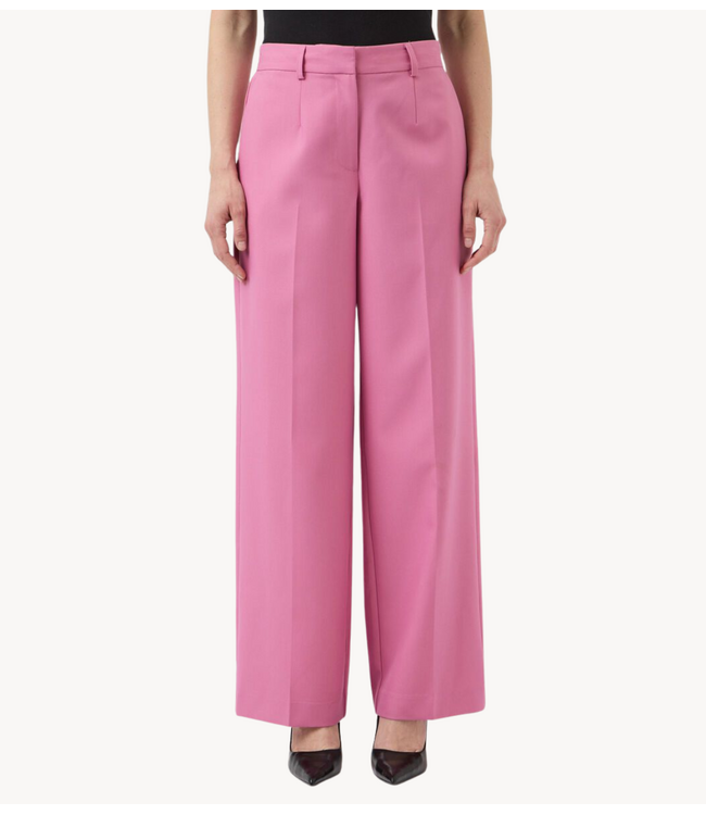 YAS YASMIDNIGHT WIDE MW PANT - SHOW Orchid Smoke