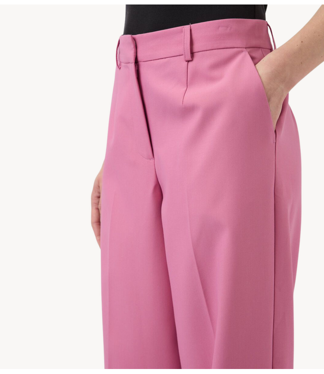 YAS YASMIDNIGHT WIDE MW PANT - SHOW Orchid Smoke