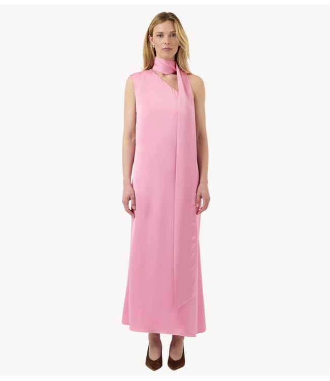 YAS Jurk YASANNALINA ONE SHOULDER MAXI DRESS S. Orchid Smoke