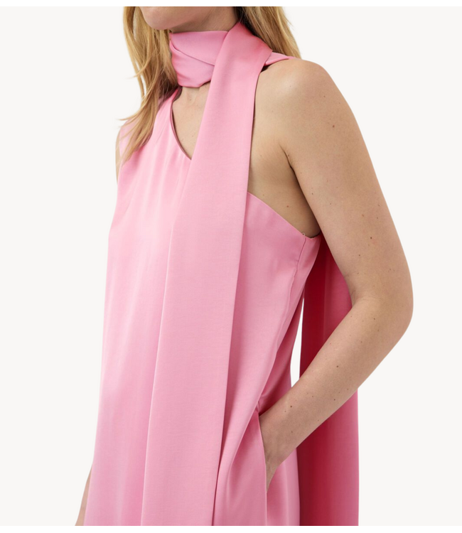 YAS Jurk YASANNALINA ONE SHOULDER MAXI DRESS S. Orchid Smoke