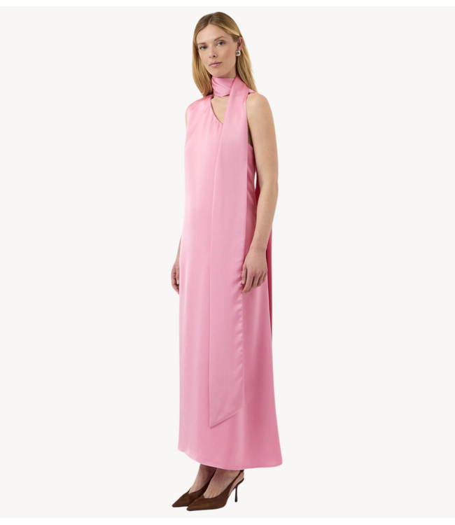 YAS Jurk YASANNALINA ONE SHOULDER MAXI DRESS S. Orchid Smoke