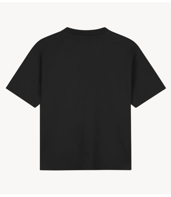 OLAF T-shirt WMN MONOGRAM REGULAR TEE BLACK