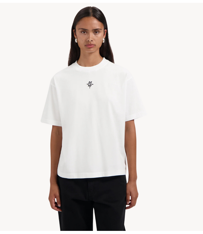 OLAF T-shirt WMN MONOGRAM REGULAR TEE OPTICAL WHITE