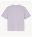 OLAF T-shirt RETRO LOGO LINEN BOXY TEES PURPLE HEATHER