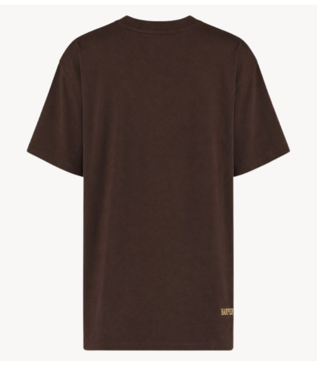 HARPER & YVE T-shirt MOODY-SS HOT FUDGE