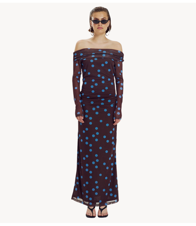 HARPER & YVE Rok LENY-SK BLUE POLKA DOT