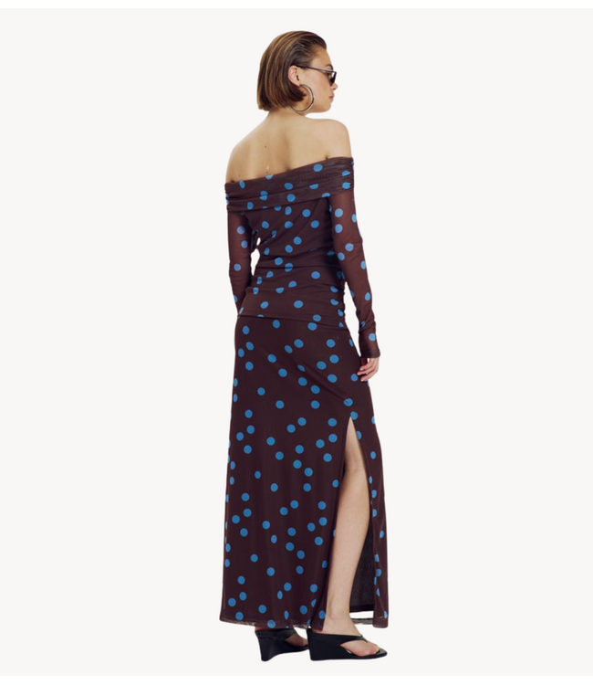 HARPER & YVE Rok LENY-SK BLUE POLKA DOT