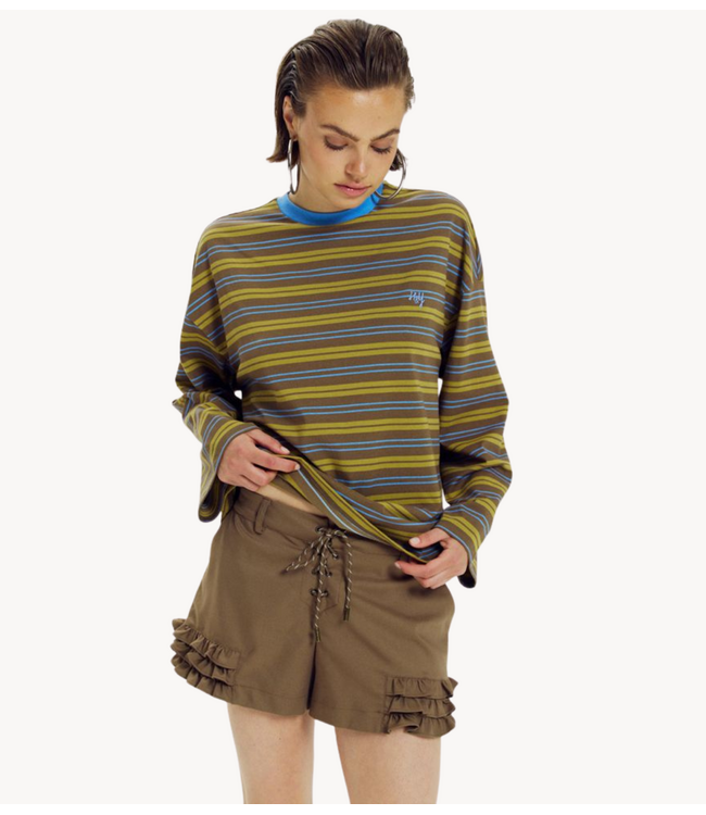 HARPER & YVE Shirt TOMMY-LS DAYDREAM BLUE STRIPE