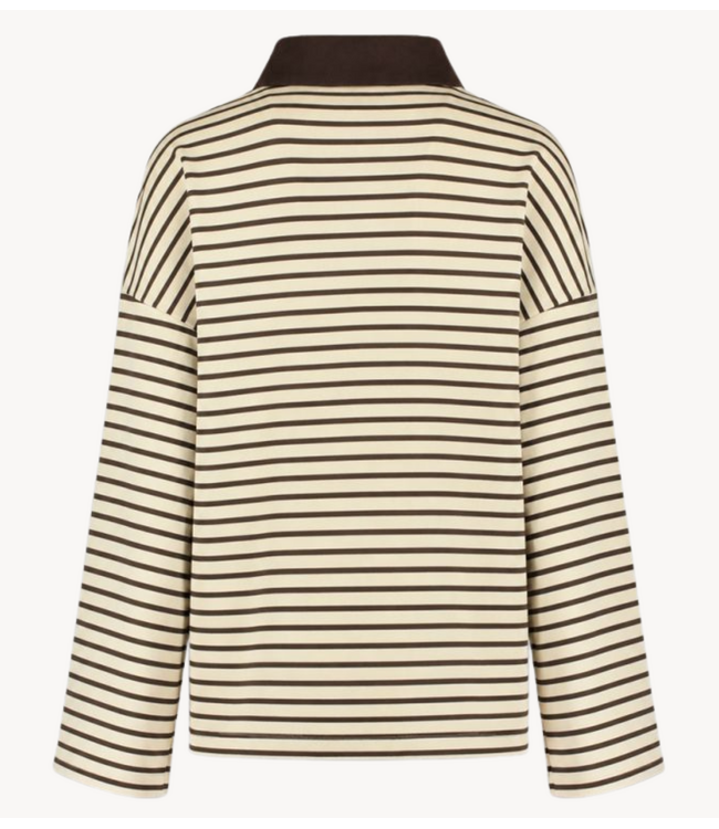 HARPER & YVE Shirt POLLIE-JU HOT FUDGE STRIPE