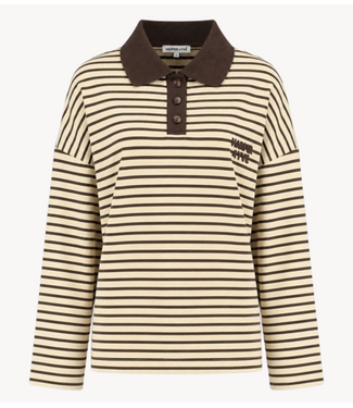 HARPER & YVE Shirt POLLIE-JU HOT FUDGE STRIPE