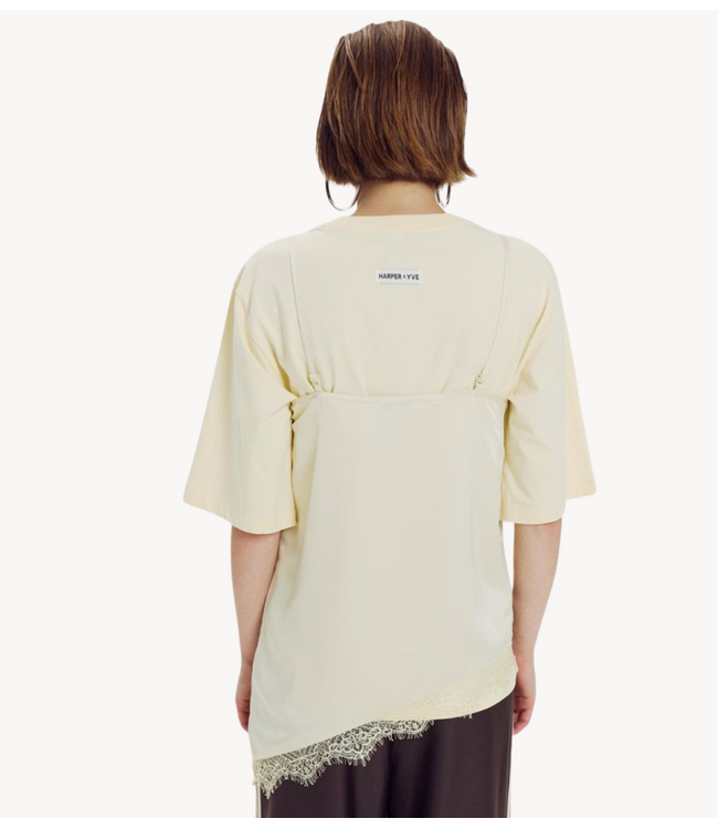 HARPER & YVE Top FAYE-SS ALMOND OIL