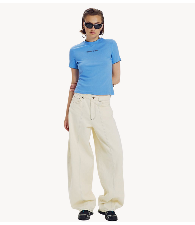 HARPER & YVE T-shirt CAMMY-SS DAYDREAM BLUE