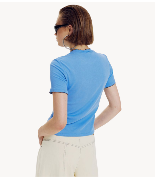 HARPER & YVE T-shirt CAMMY-SS DAYDREAM BLUE
