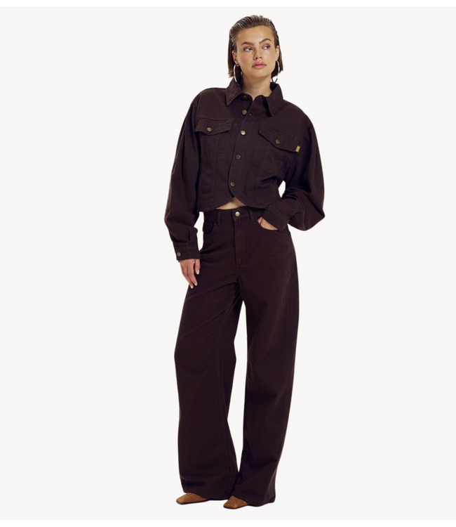 HARPER & YVE Broek MAYRA-PA HOT FUDGE