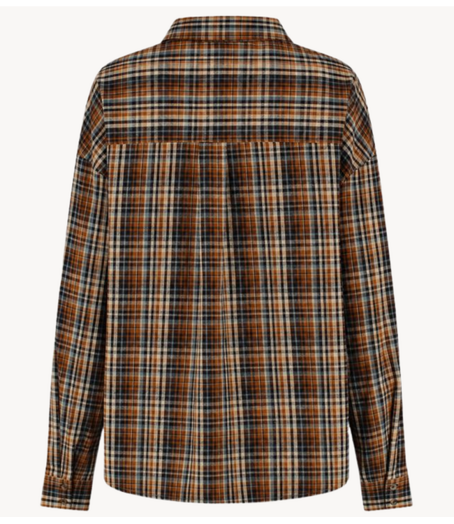 HARPER & YVE Blouse MELINA-LS MUTED MOSS CHECK