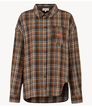 HARPER & YVE Blouse MELINA-LS MUTED MOSS CHECK