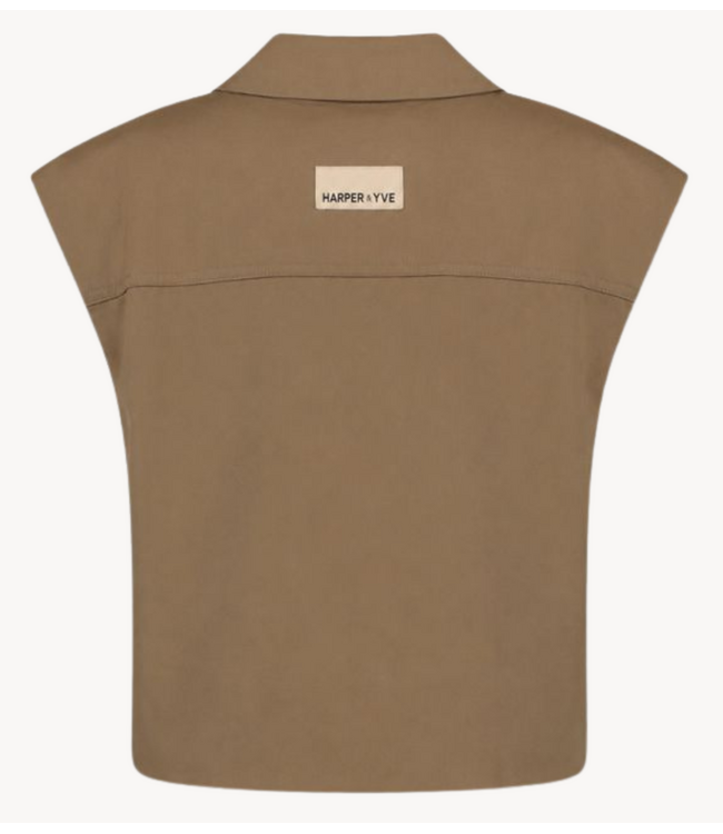 HARPER & YVE Gilet ESMEE-GI MUTED MOSS