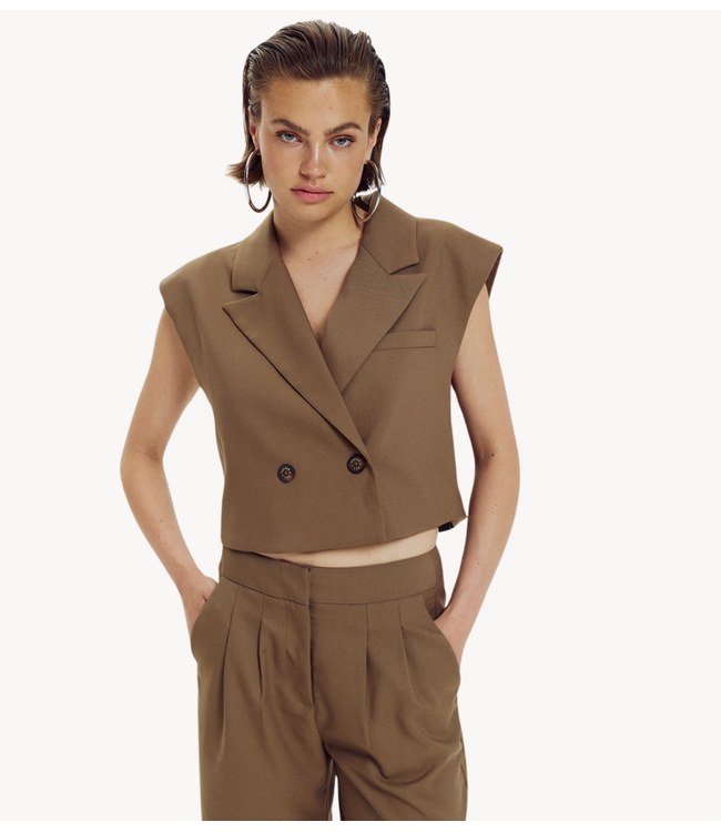HARPER & YVE Gilet ESMEE-GI MUTED MOSS