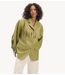 Refined Department Jack ladies woven oversized pu fringe jacket TORI MATCHA
