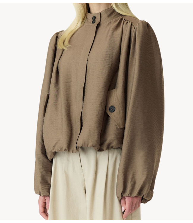 YAS Jack YASFELINE LS JACKET Wood Ash